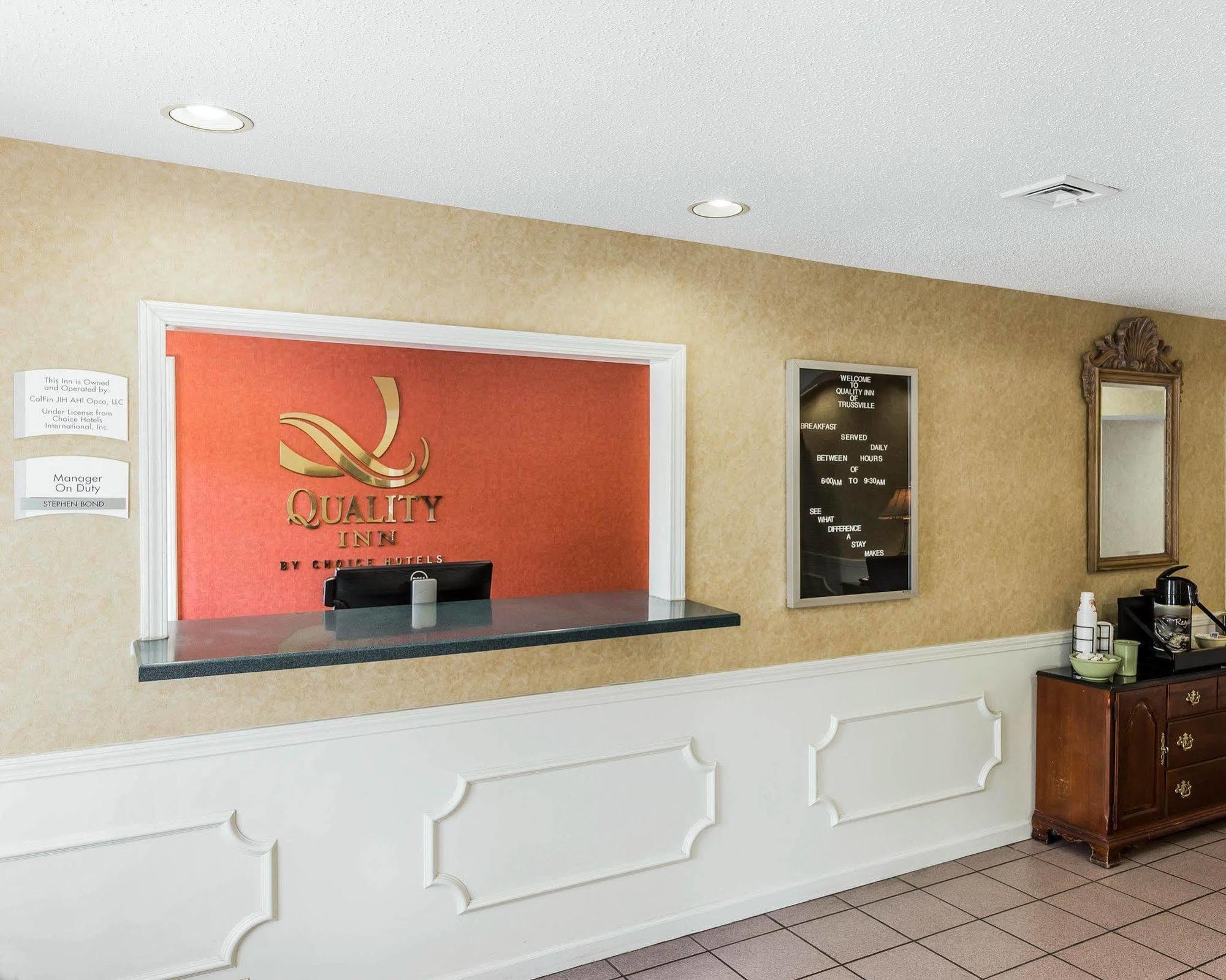 Quality Inn Trussville I-59 Exit 141 Exterior photo